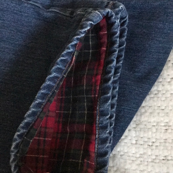 Eddie Bauer Men Flannel Lined Jeans Straight fit 36 x 34 River Rock - Picture 10 of 15